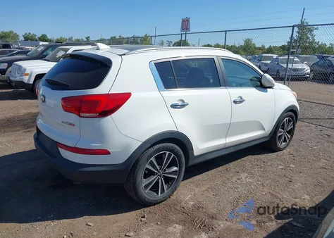 2016 Kia Sportage Sx из США, поврежденный, VIN KNDPC3A69G7803529